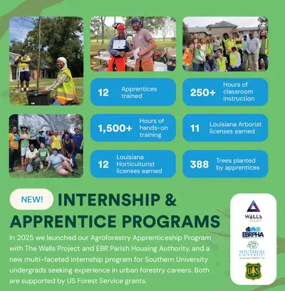 12 apprentices trained, 388 trees planted